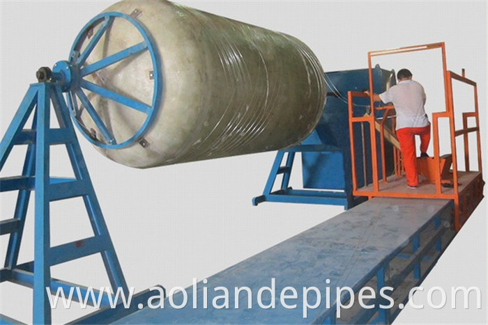 Dn300-2600mm Automatic FRP Fiberglass Composite GRP Pipe Winding Production Line